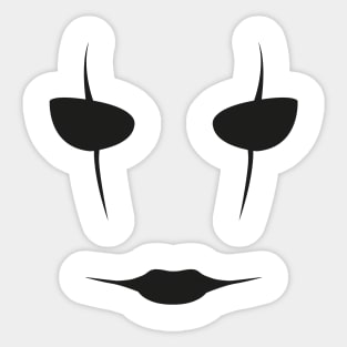 Minimalist The Crow Sticker